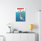 Snoopy Jaws Remake Canvas