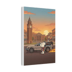 Snoopy DeLorean Canvas