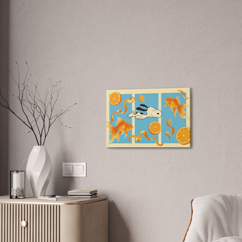 Goldfish Swim Canvas