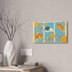 Goldfish Swim Canvas