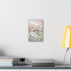Snoopy Cherry Blossom Scene Canvas