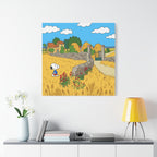 Snoopy Wheat Field Canvas