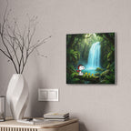 Snoopy Waterfall Canvas