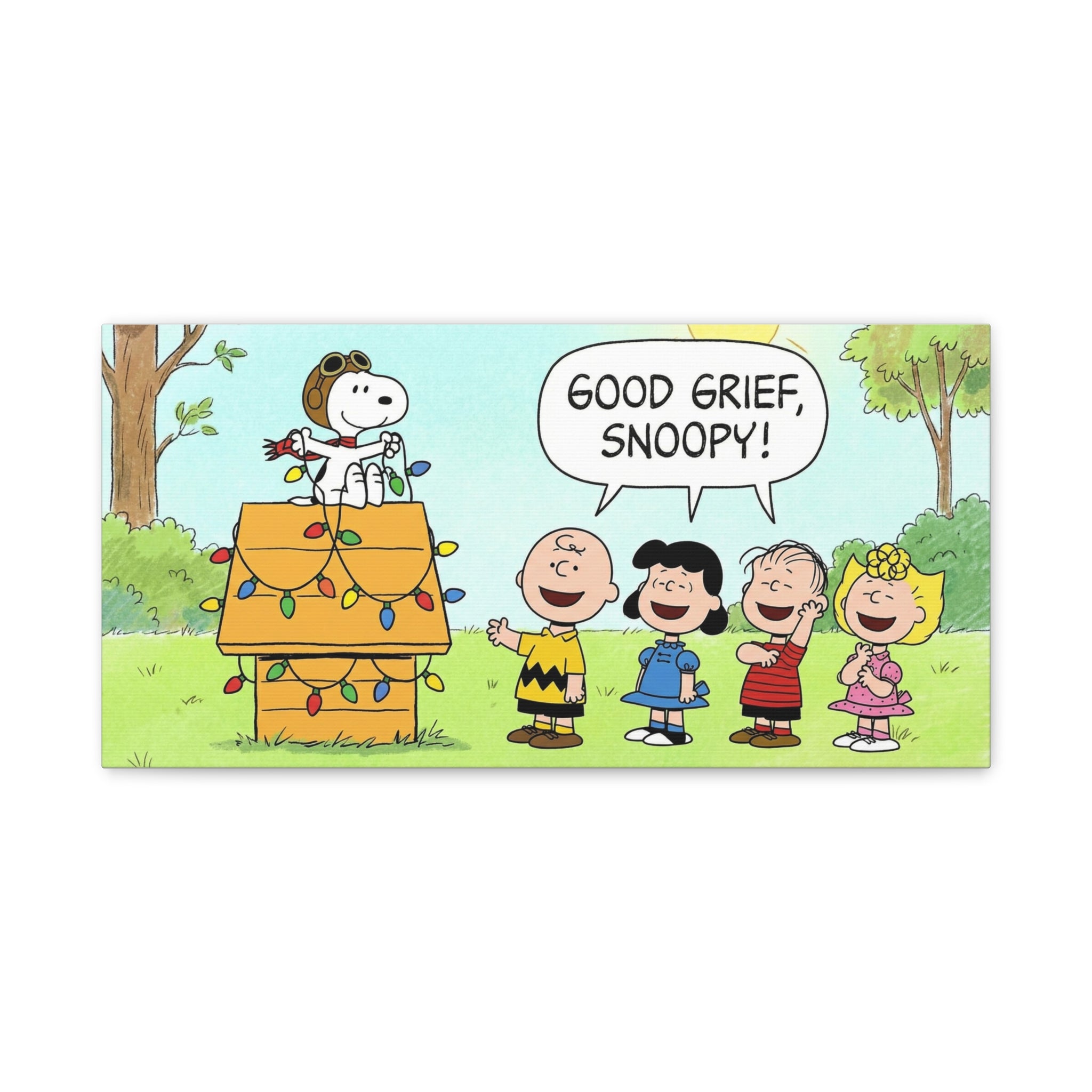 Good Grief Snoopy Canvas