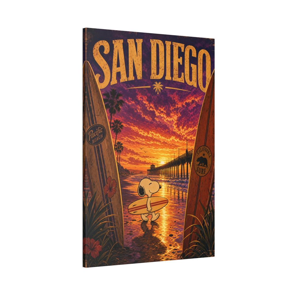 San Diego Surf Canvas