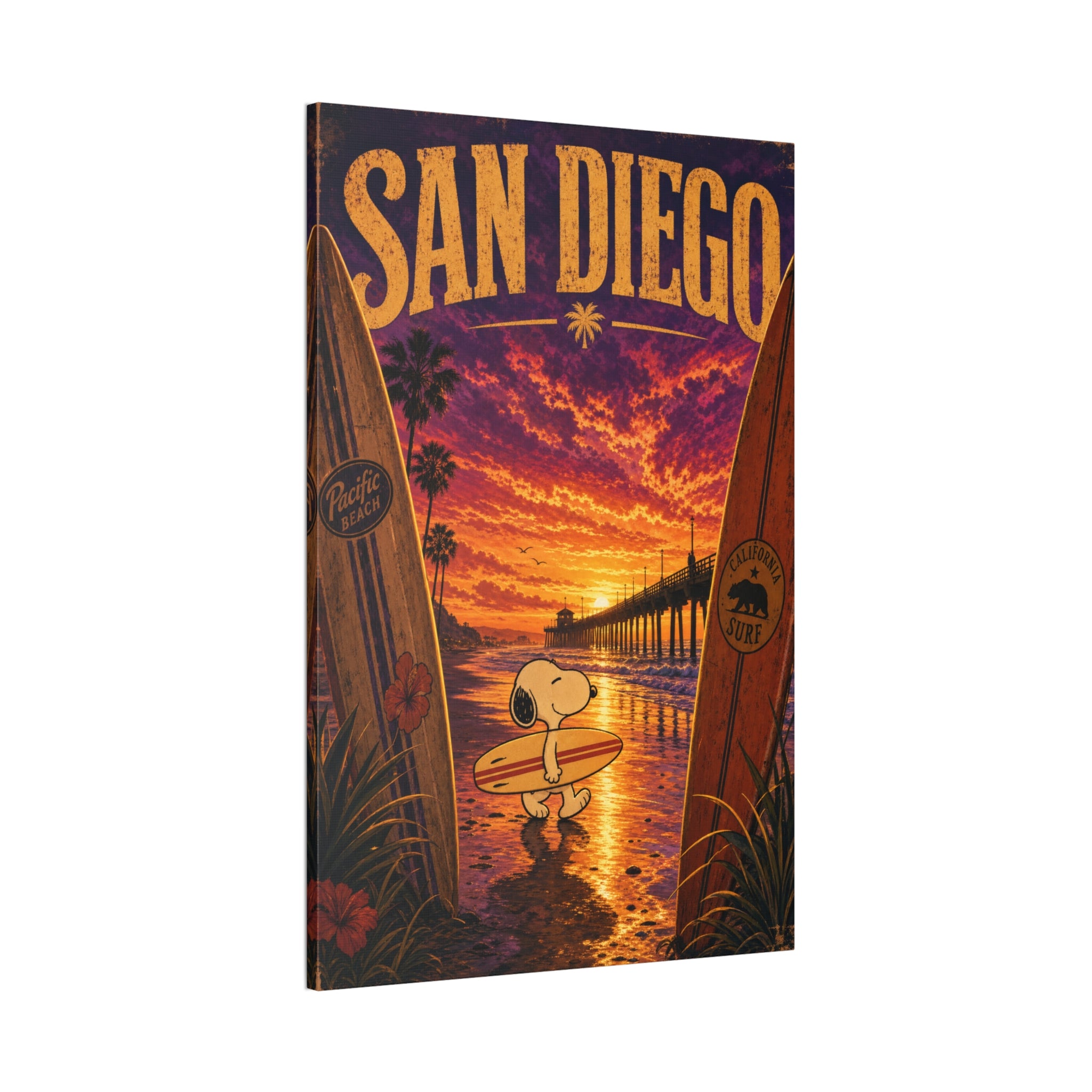 San Diego Surf Canvas