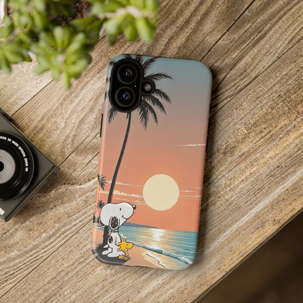 Snoopy Beach Sunset Phone Case