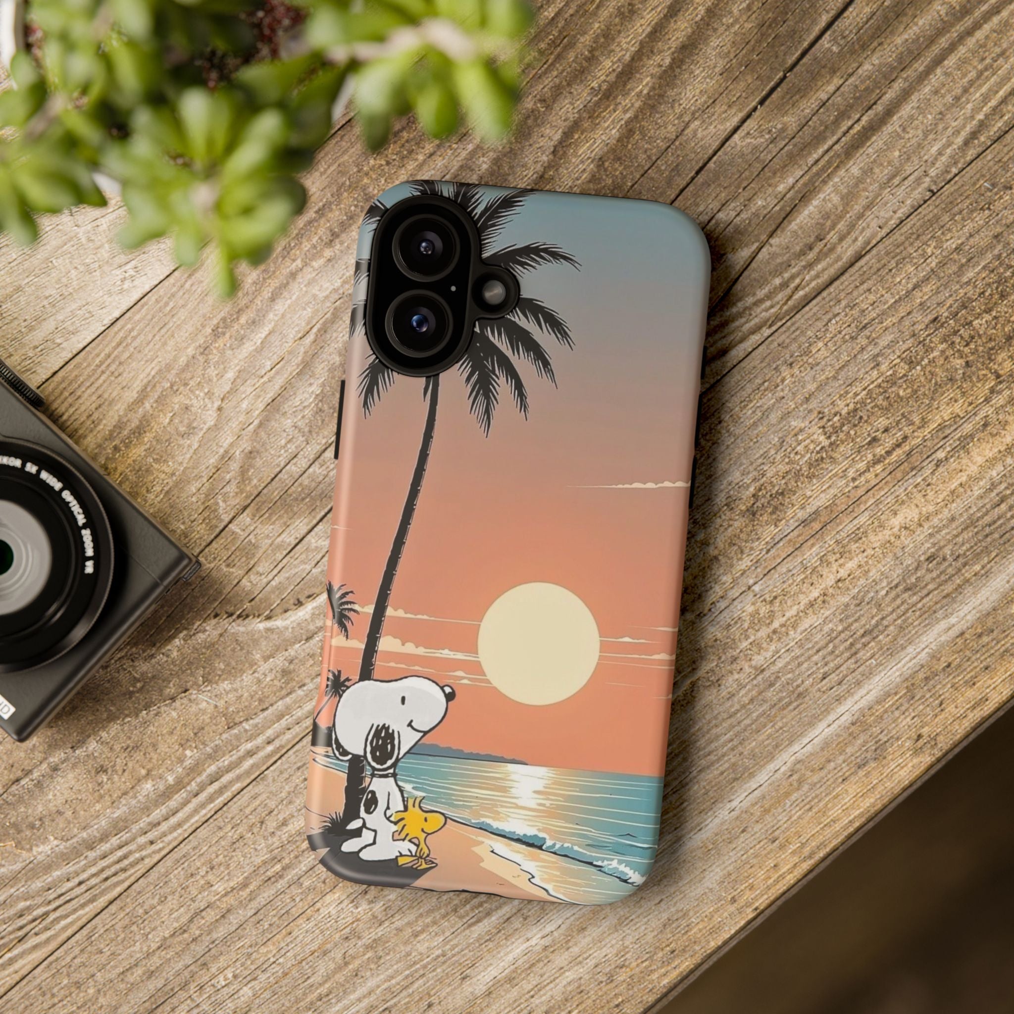Snoopy Beach Sunset Phone Case