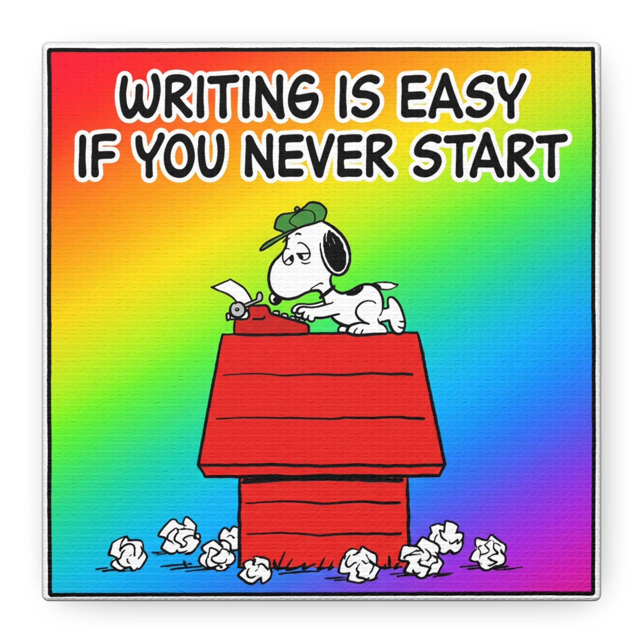 Writing Is Easy Canvas