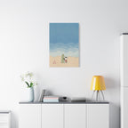 Snoopy Surfing Canvas