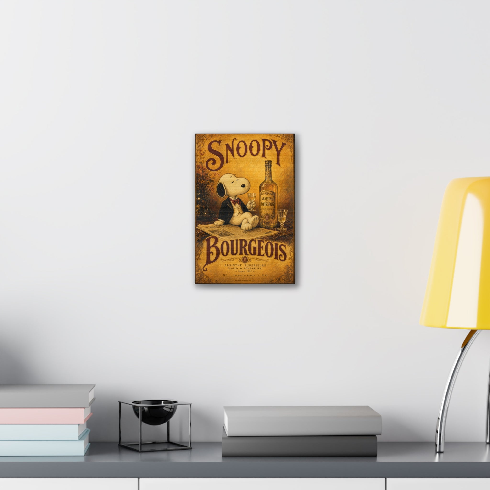 Snoopy Bourgeois Canvas