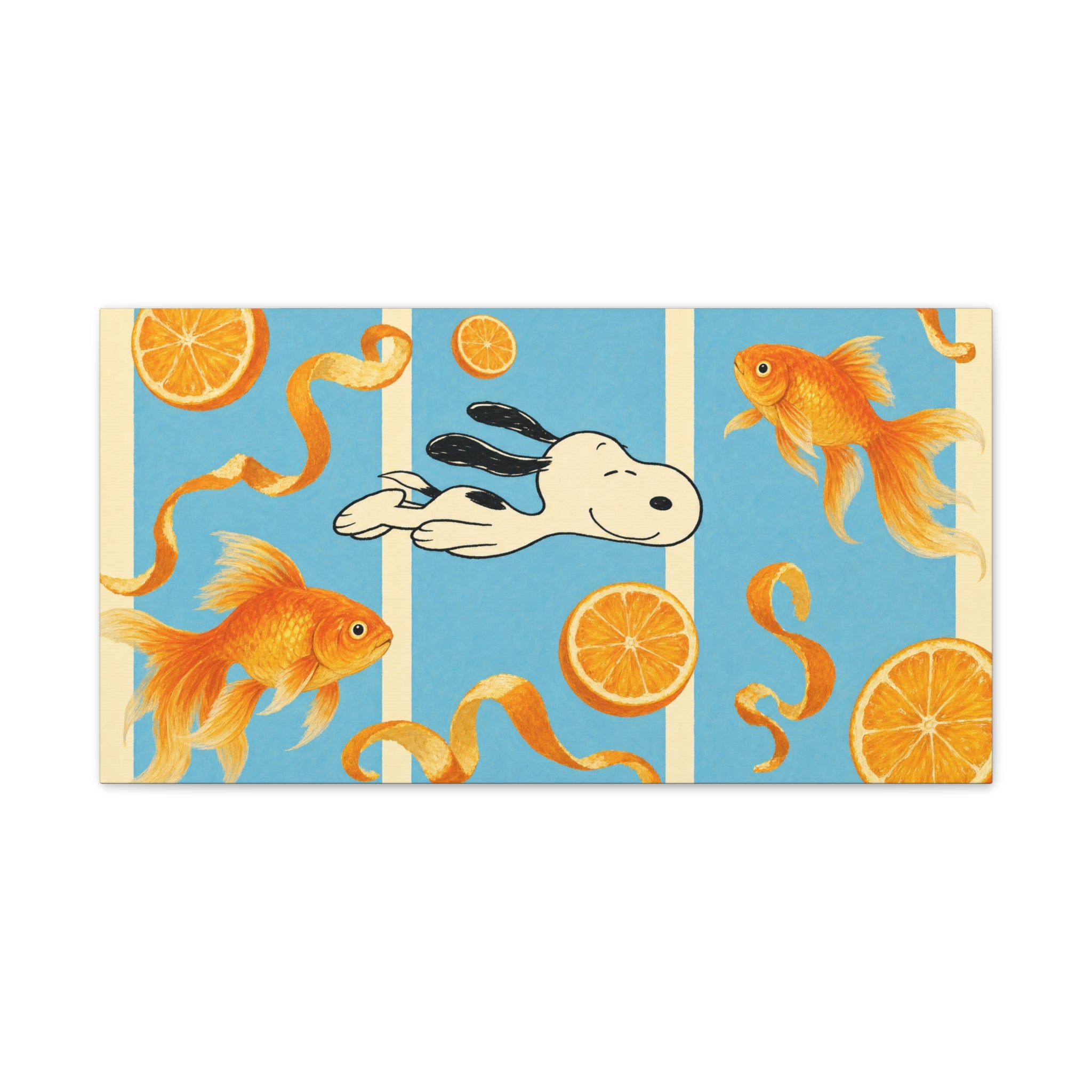 Goldfish Swim Canvas