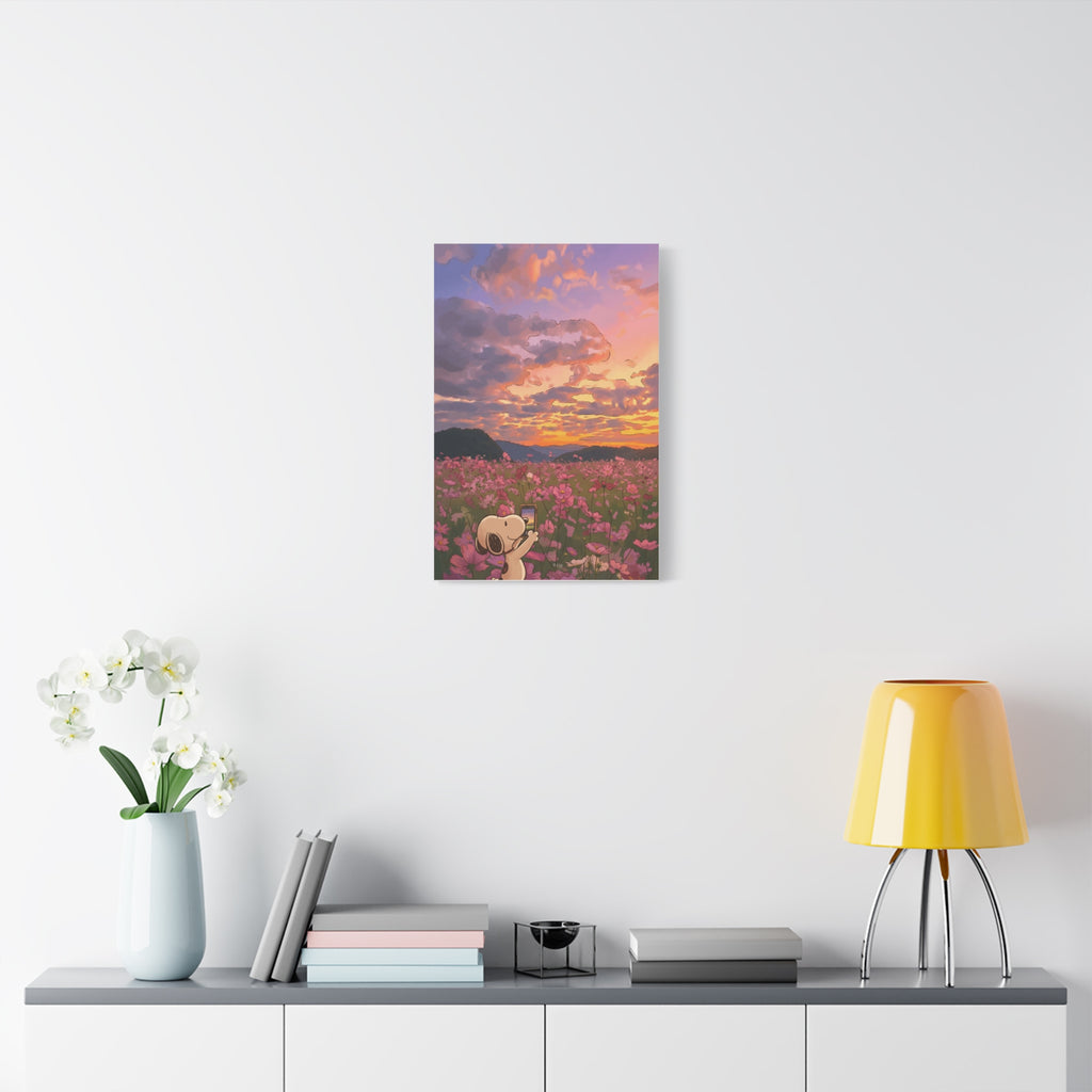 Wildflower Sunset Canvas