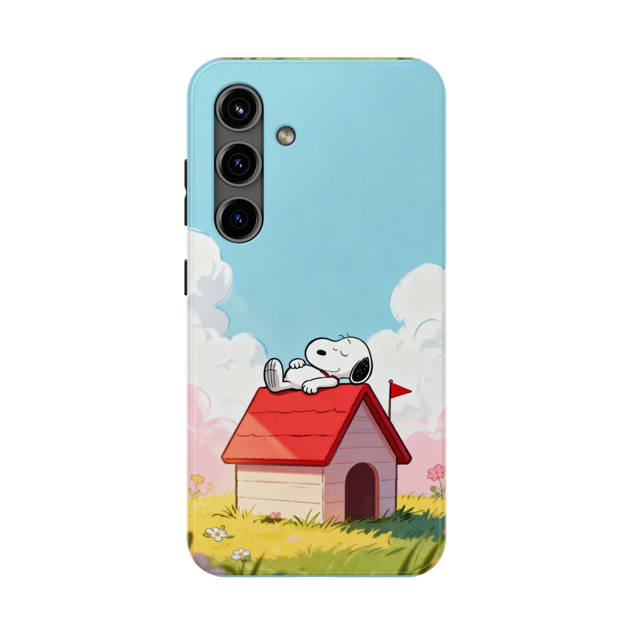 Relaxing Doghouse Phone Case