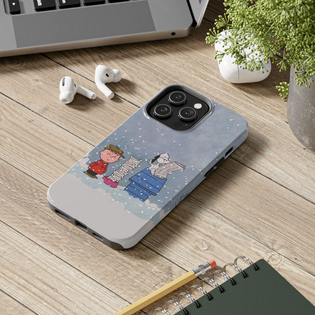 Snowy Reading Phone Case