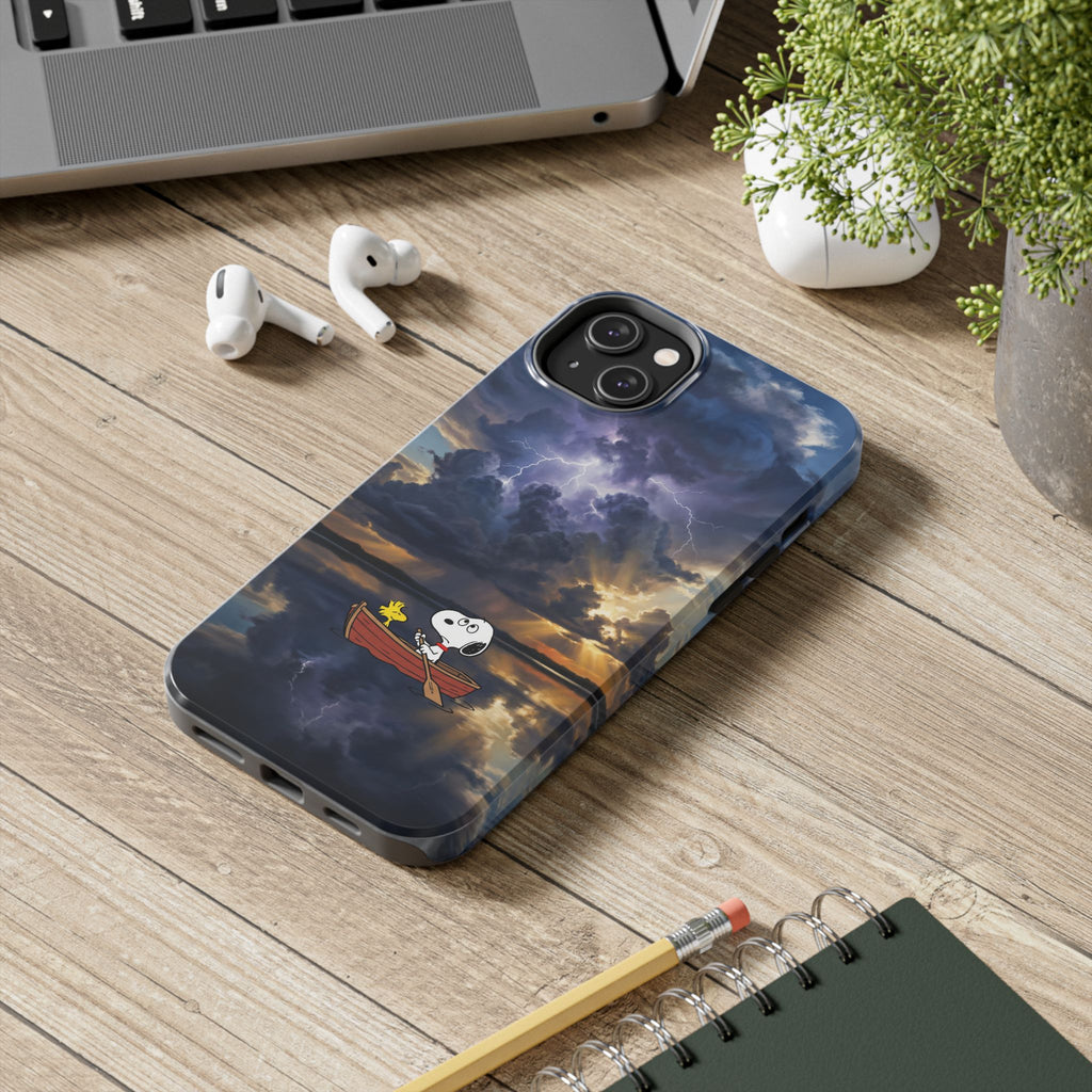 Stormy Rowboat Phone Case