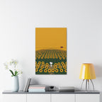 Snoopy in Sunflower Field Canvas