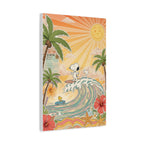 Retro Snoopy Surf Canvas