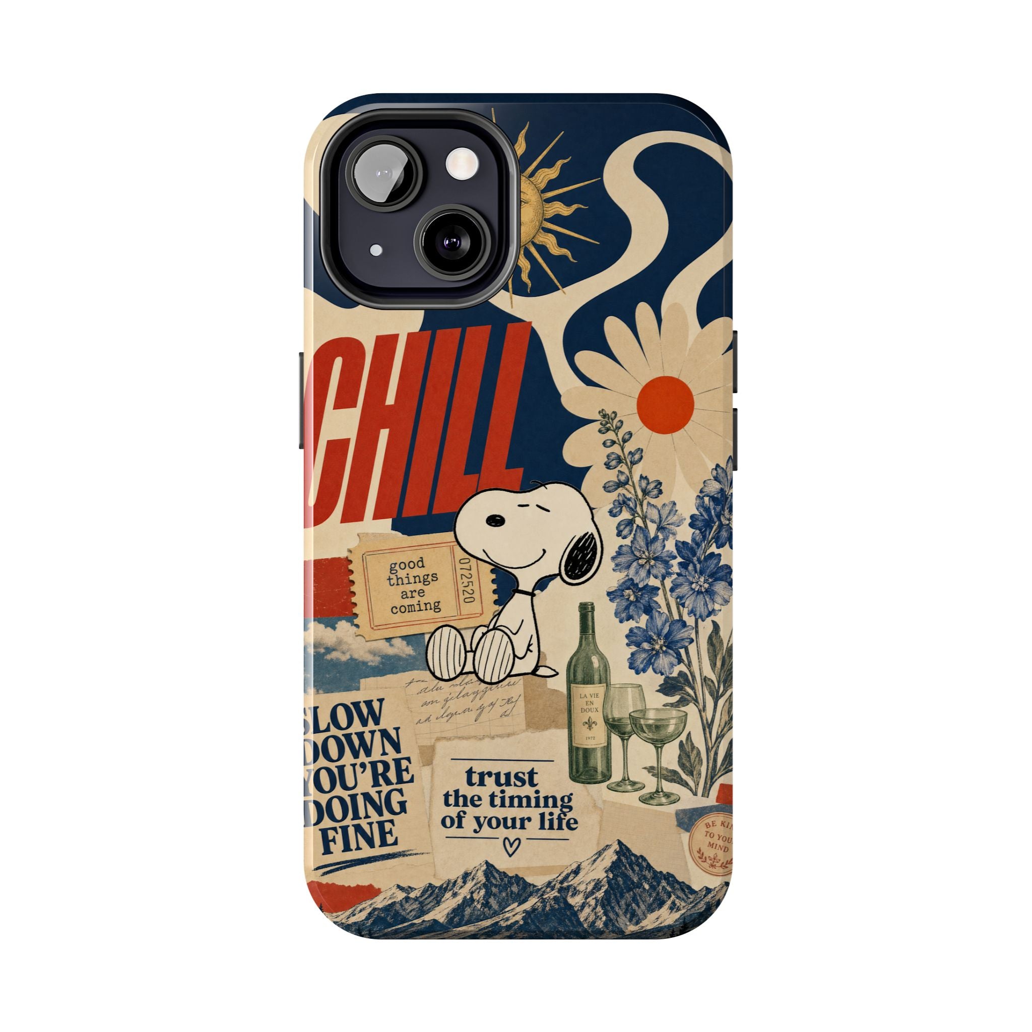 Snoopy Chill Collage Case