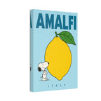 Amalfi Lemon Snoopy Italy Canvas