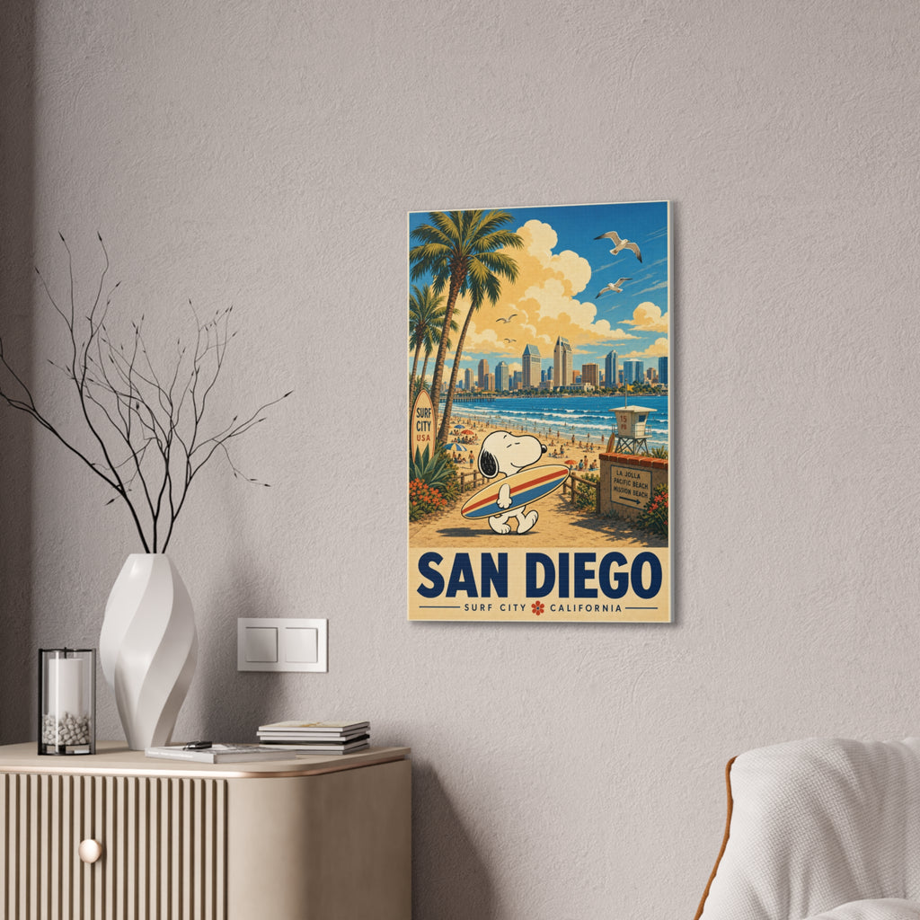 Snoopy San Diego Canvas