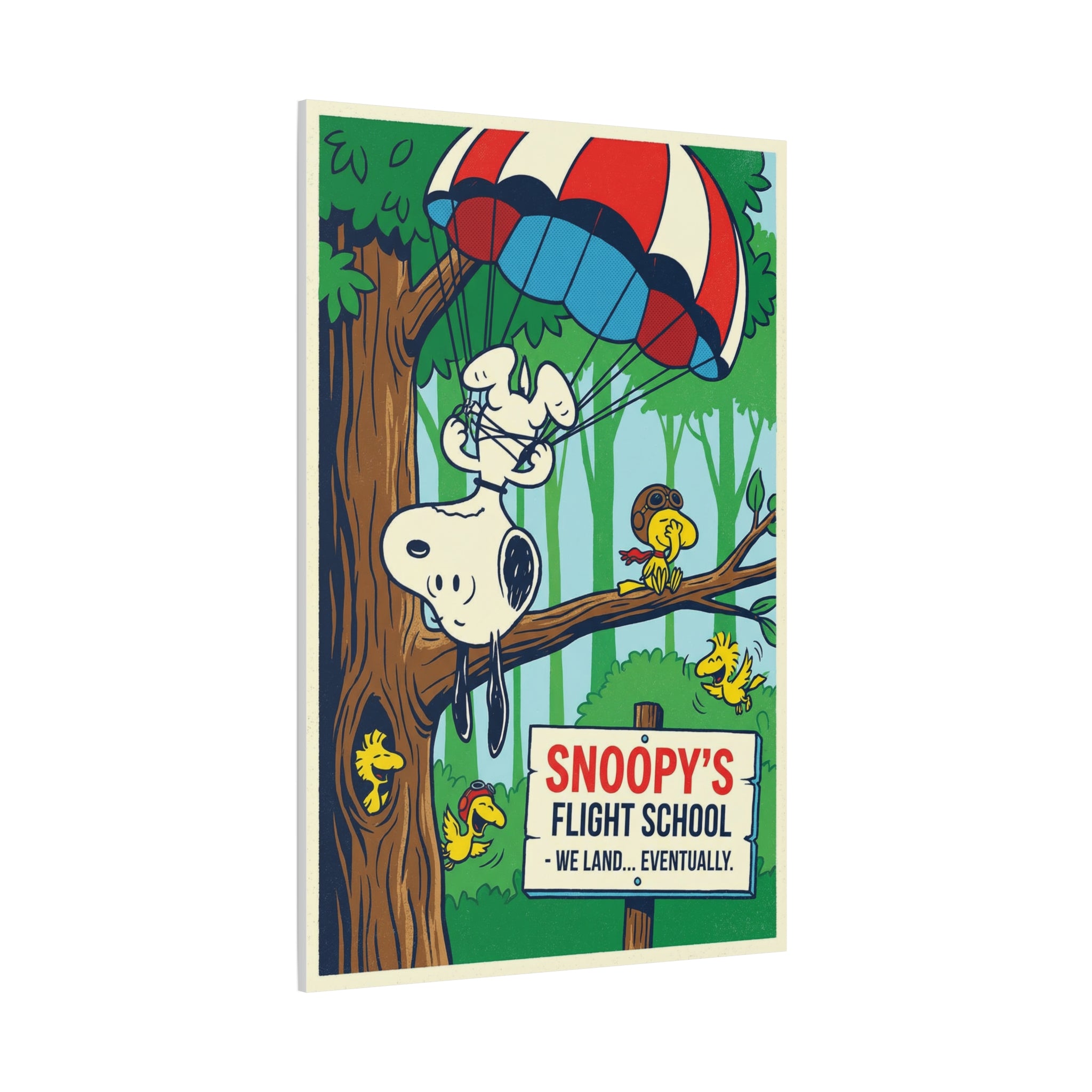 Snoopy Parachute Canvas