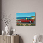 Snoopy Red Convertible Canvas