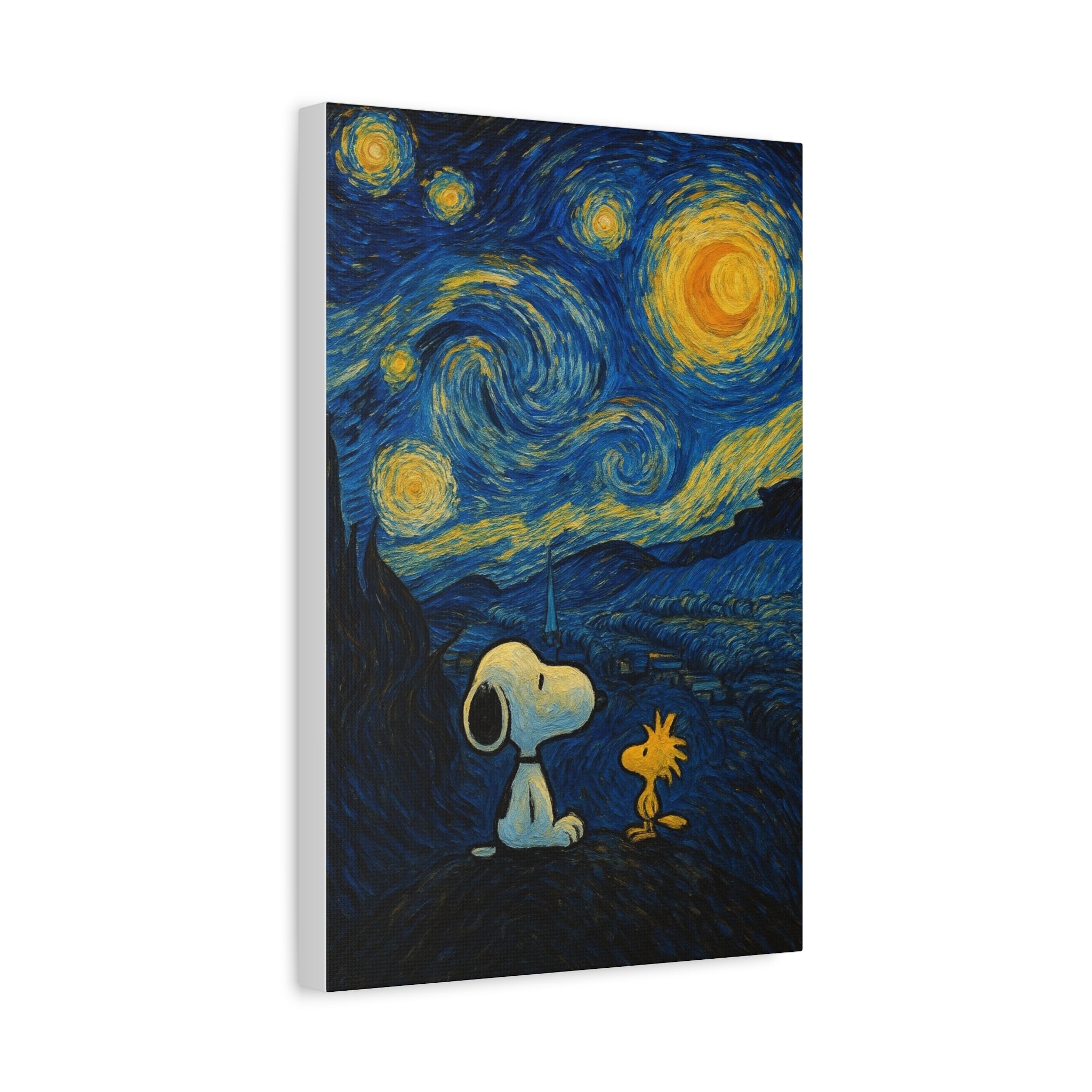 Starry Night Friends Canvas