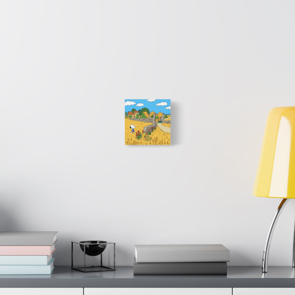Snoopy Wheat Field Canvas