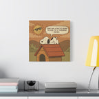 Doghouse Quote Canvas