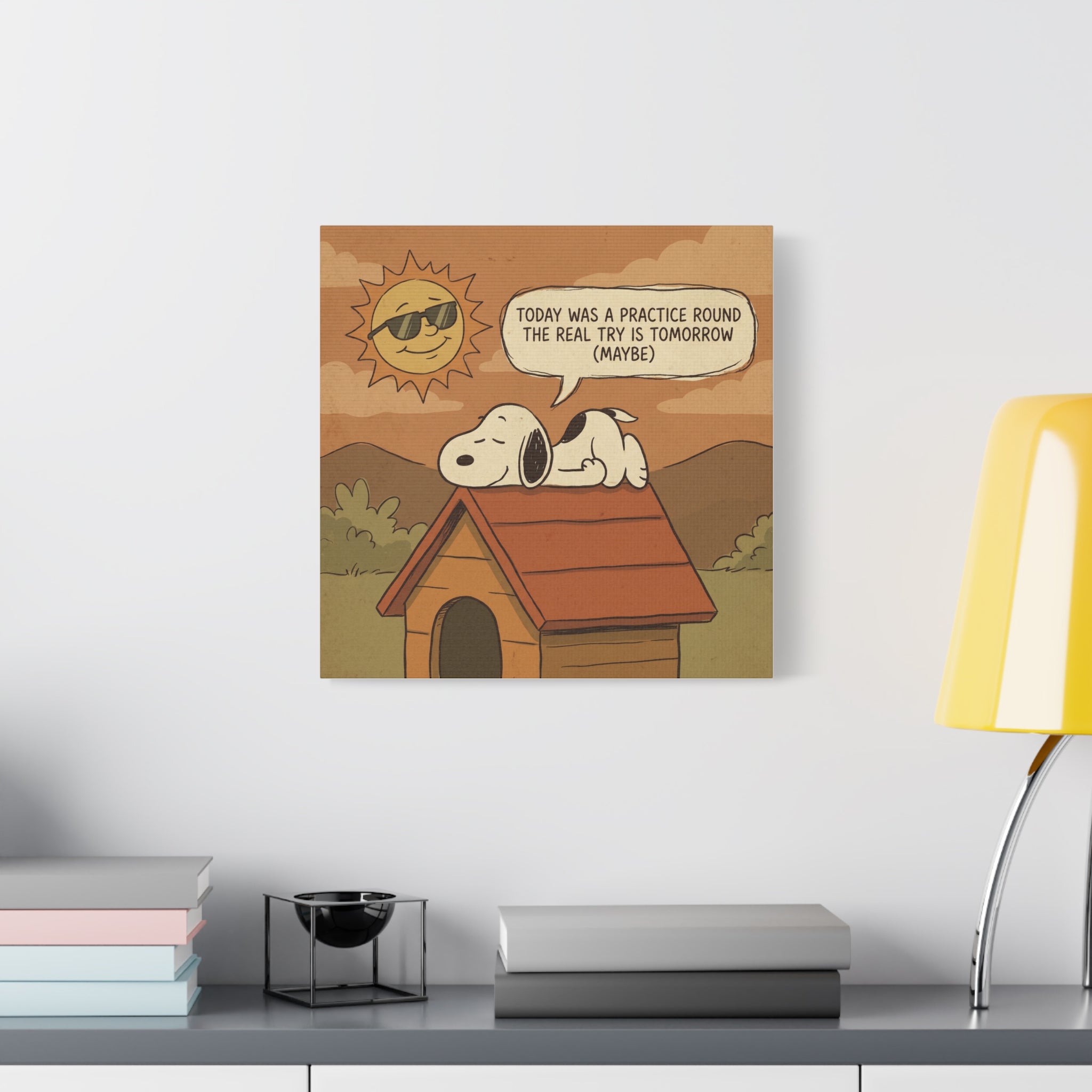 Doghouse Quote Canvas