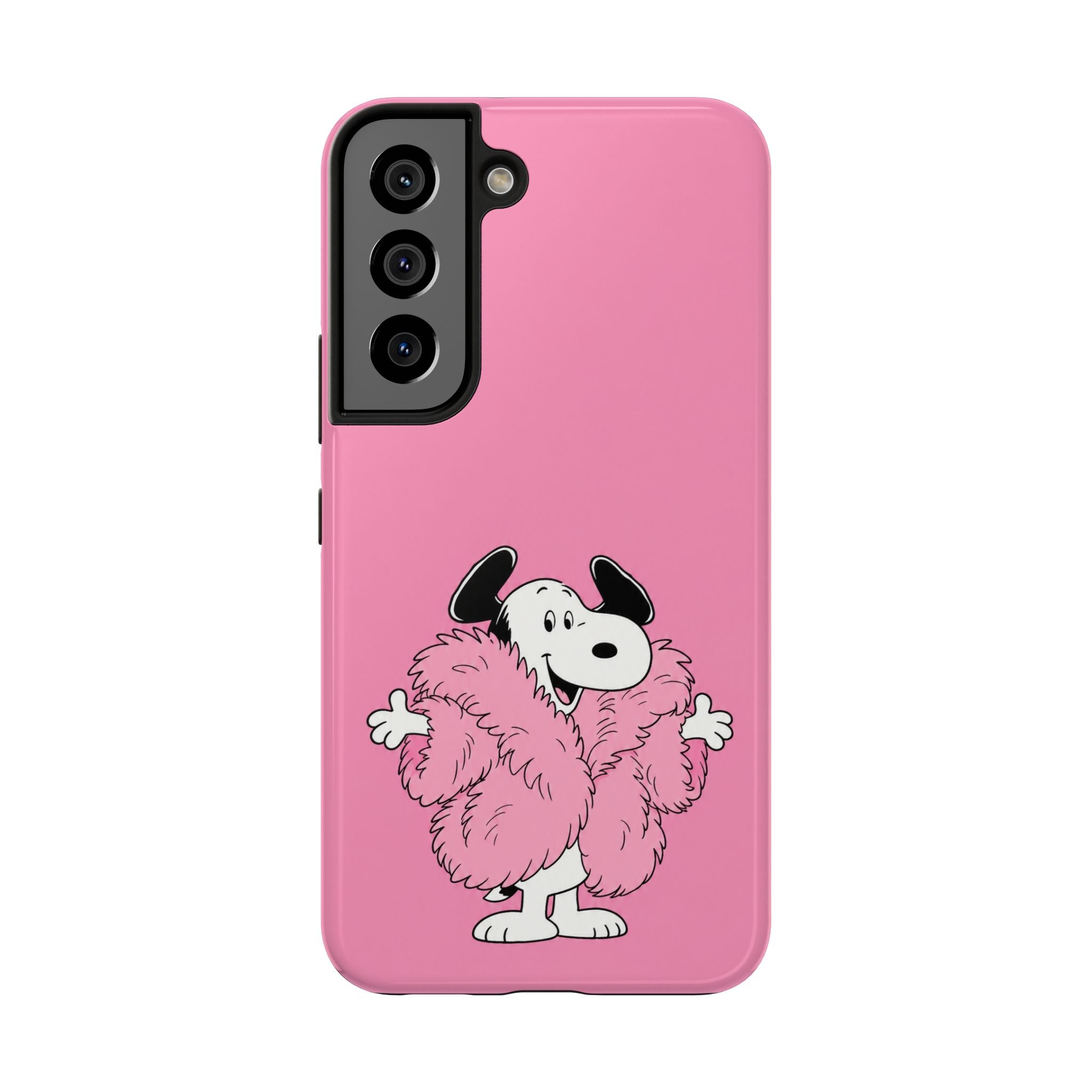 Pink Fuzzy Coat Case
