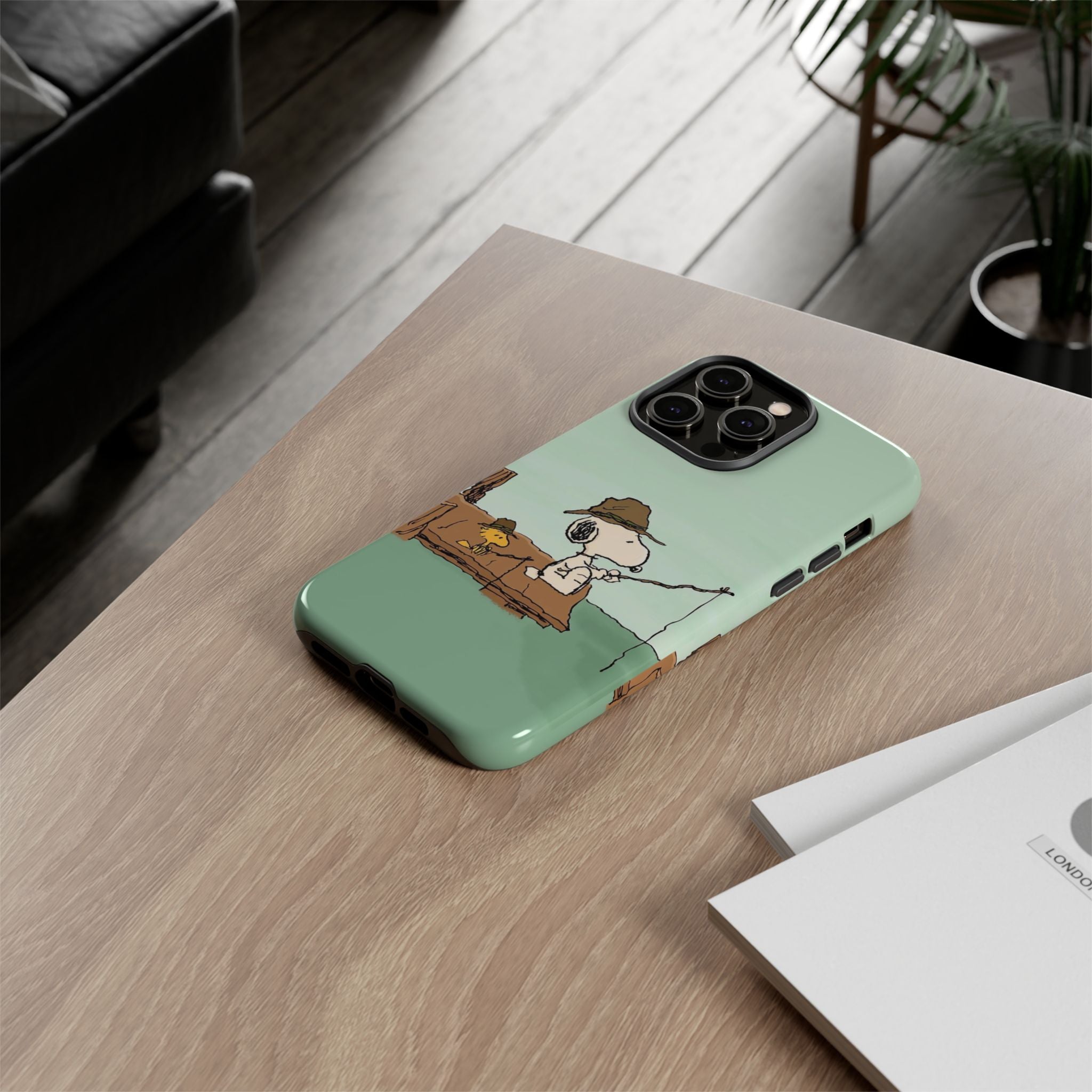 Snoopy Fishing Phone Case