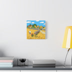 Snoopy Wheat Field Canvas