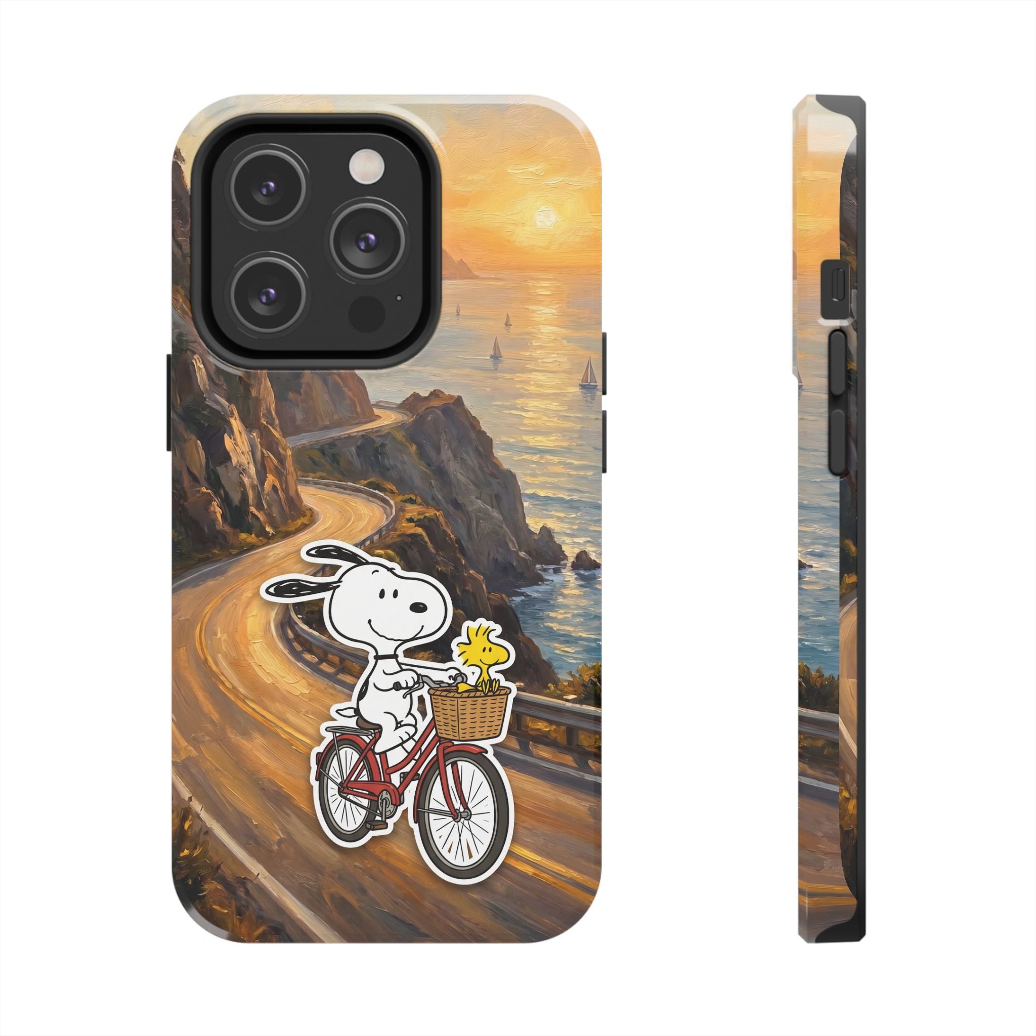 Snoopy Woodstock Bicycle Phone Case