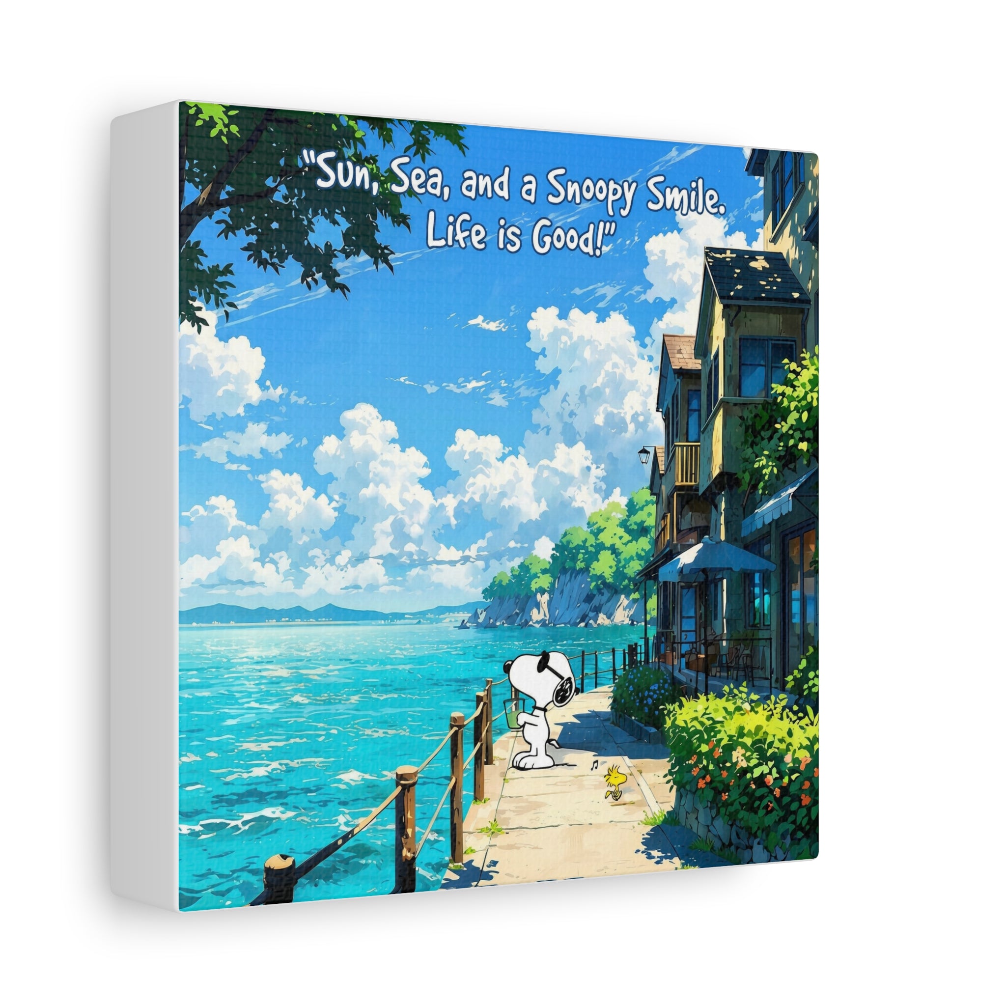 Snoopy Seaside Canvas