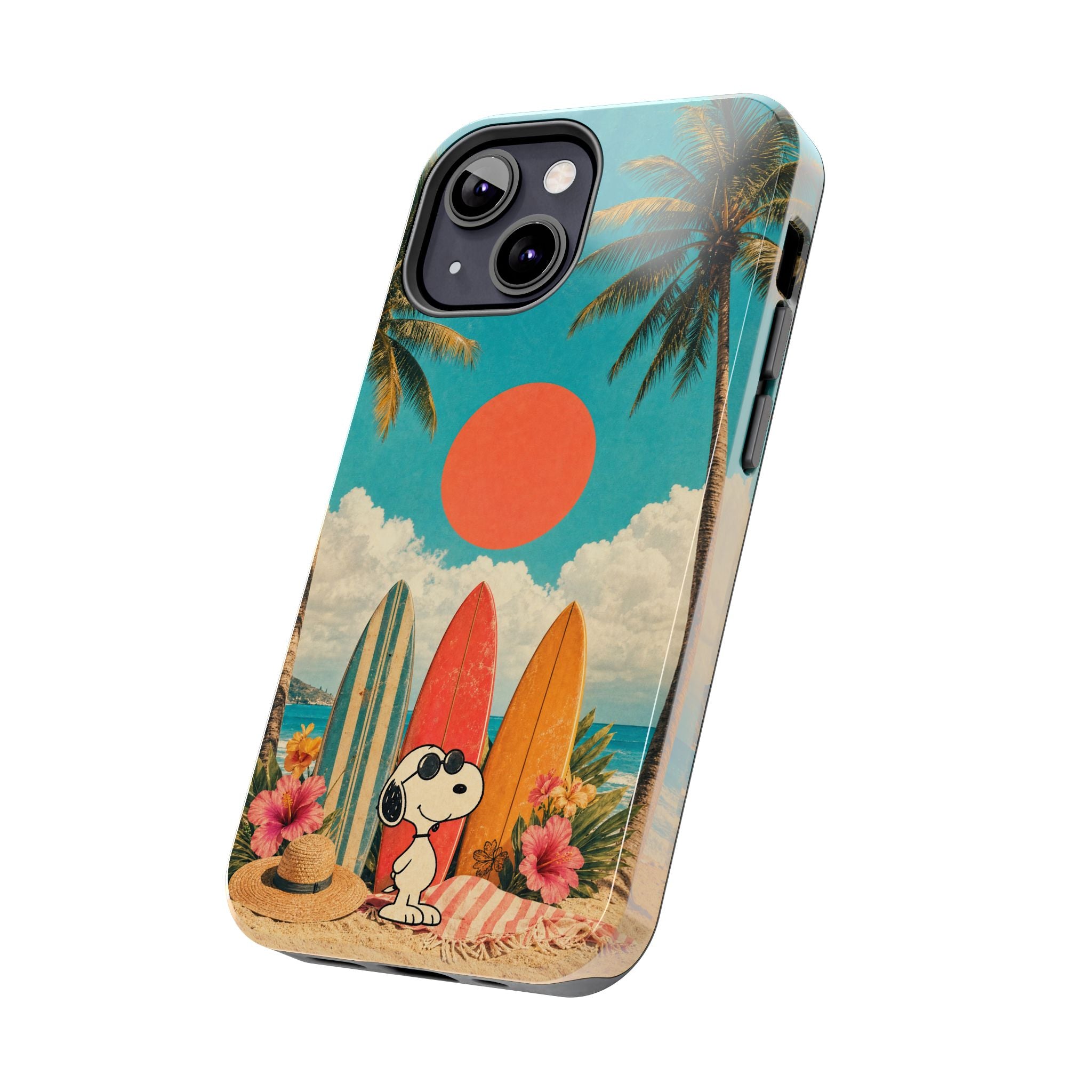 Retro Beach Sun Case