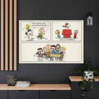 Peanuts Comic Strip Canvas
