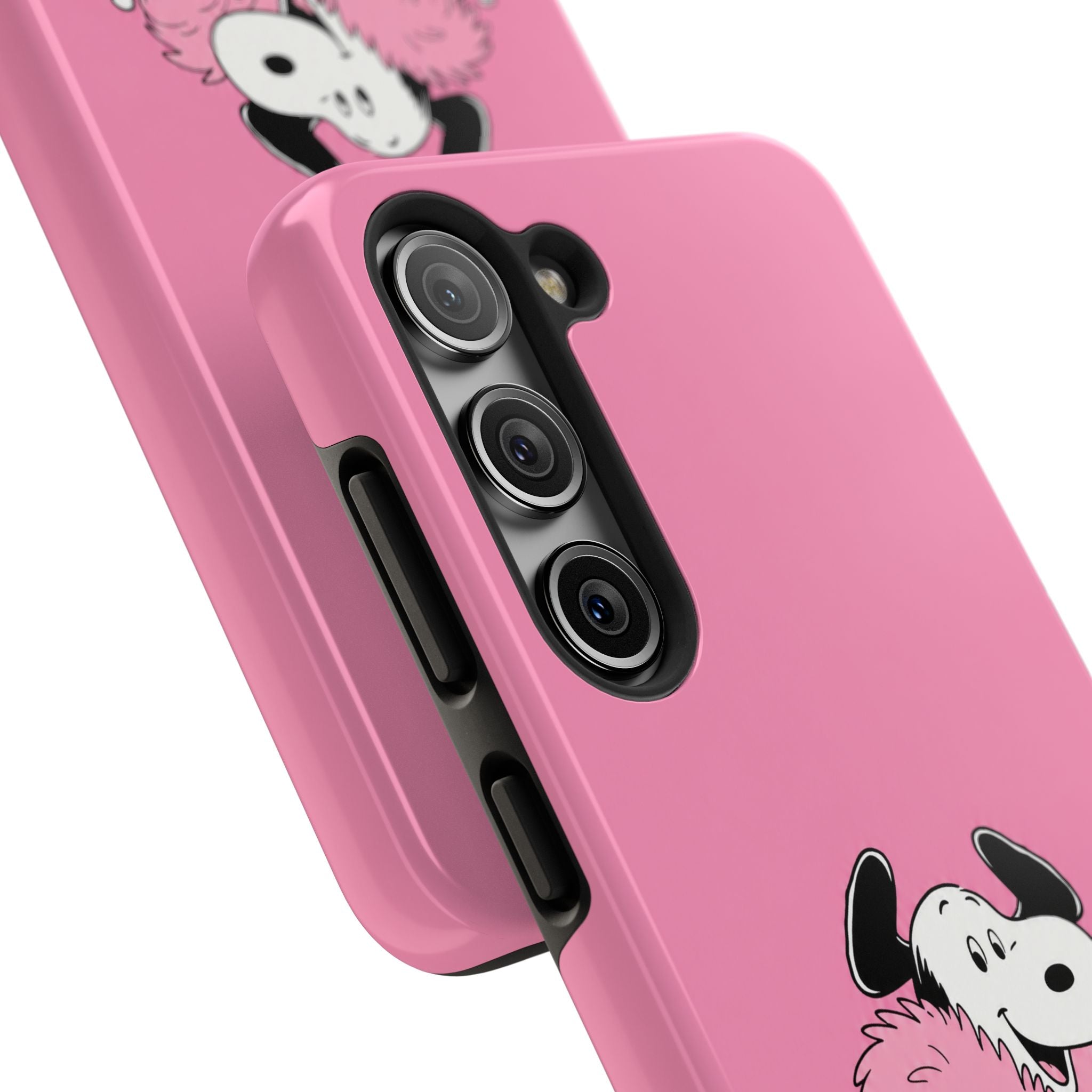 Pink Fuzzy Coat Case