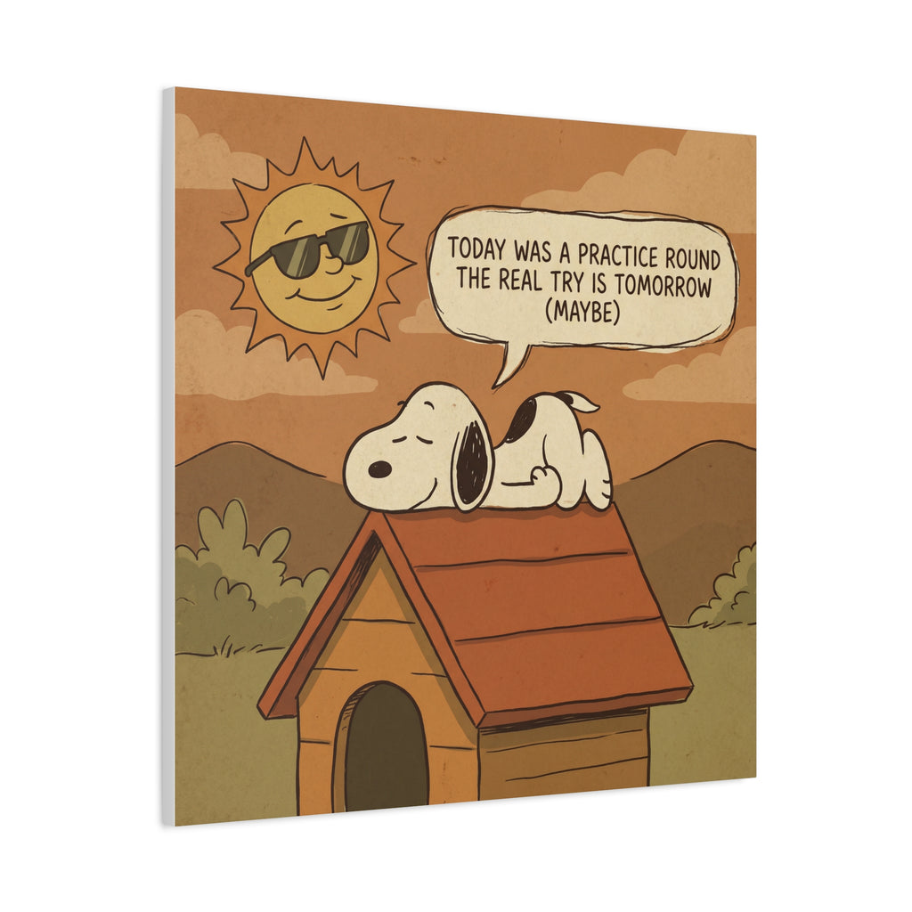 Doghouse Quote Canvas