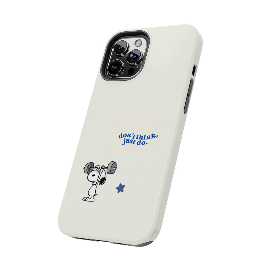 Snoopy Weightlifting Phone Case
