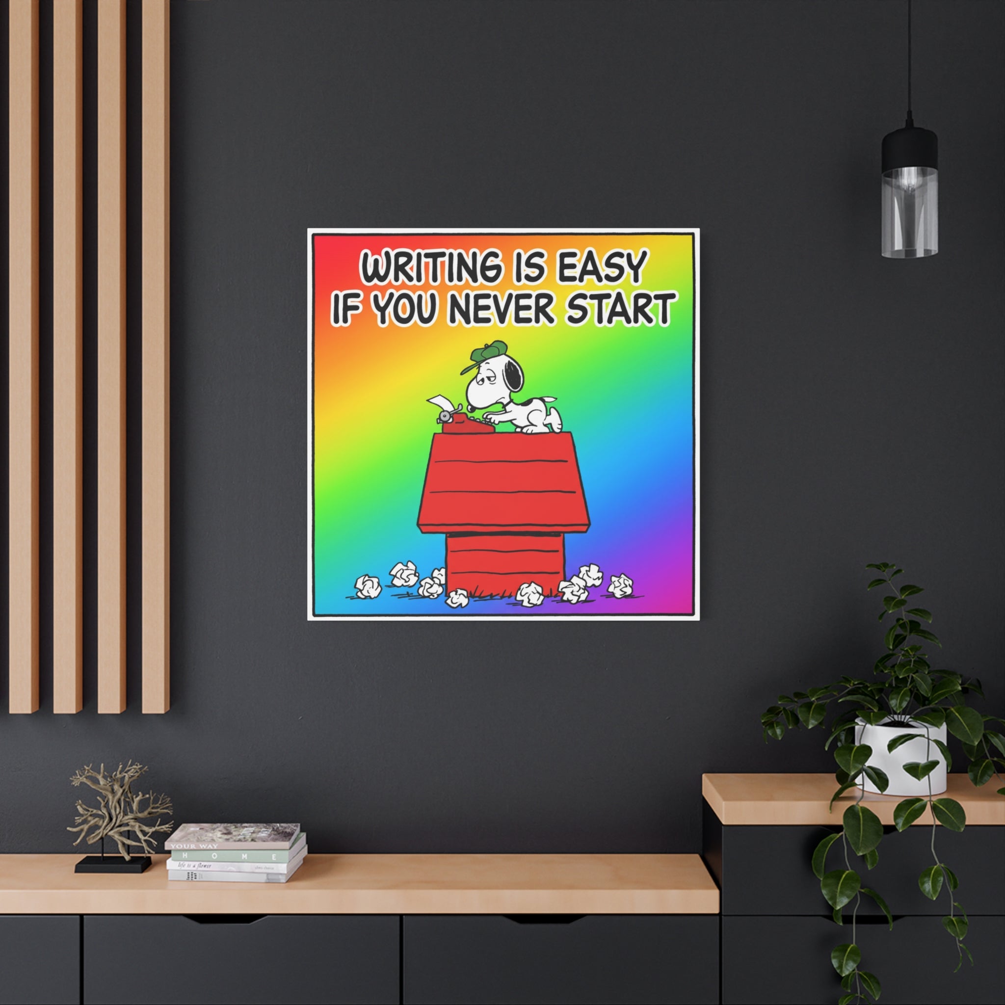 Writing Is Easy Canvas