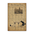 Peanuts Vintage Newspaper Canvas