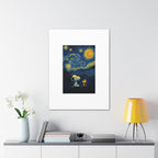 Snoopy Paris Autumn Canvas