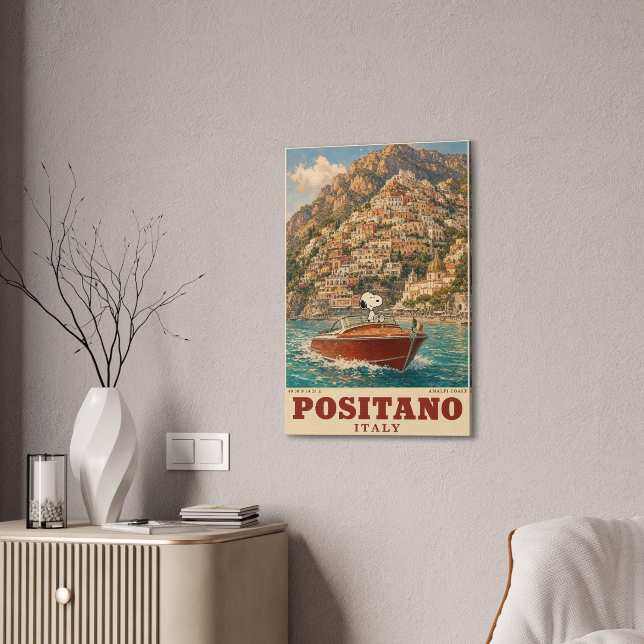 Positano Italy Canvas