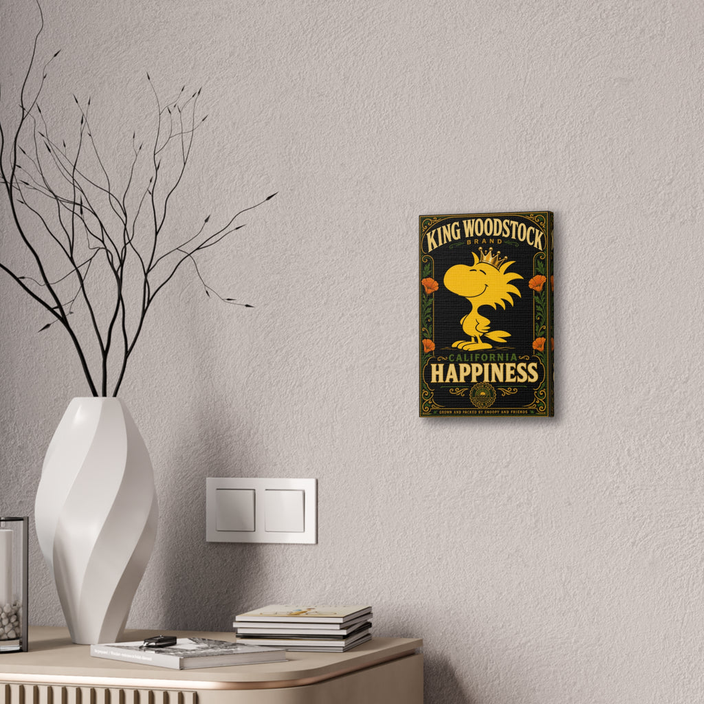Woodstock California Happiness Canvas