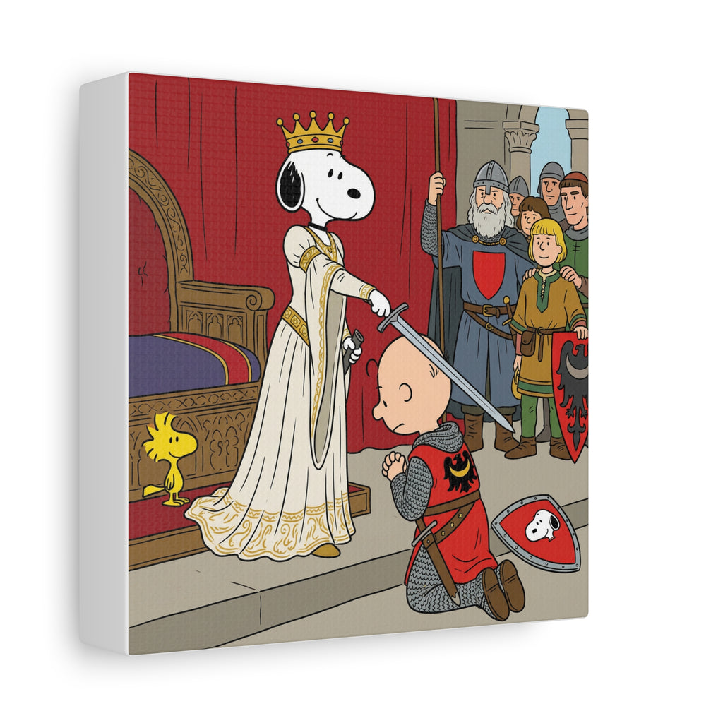 Snoopy Knight Canvas