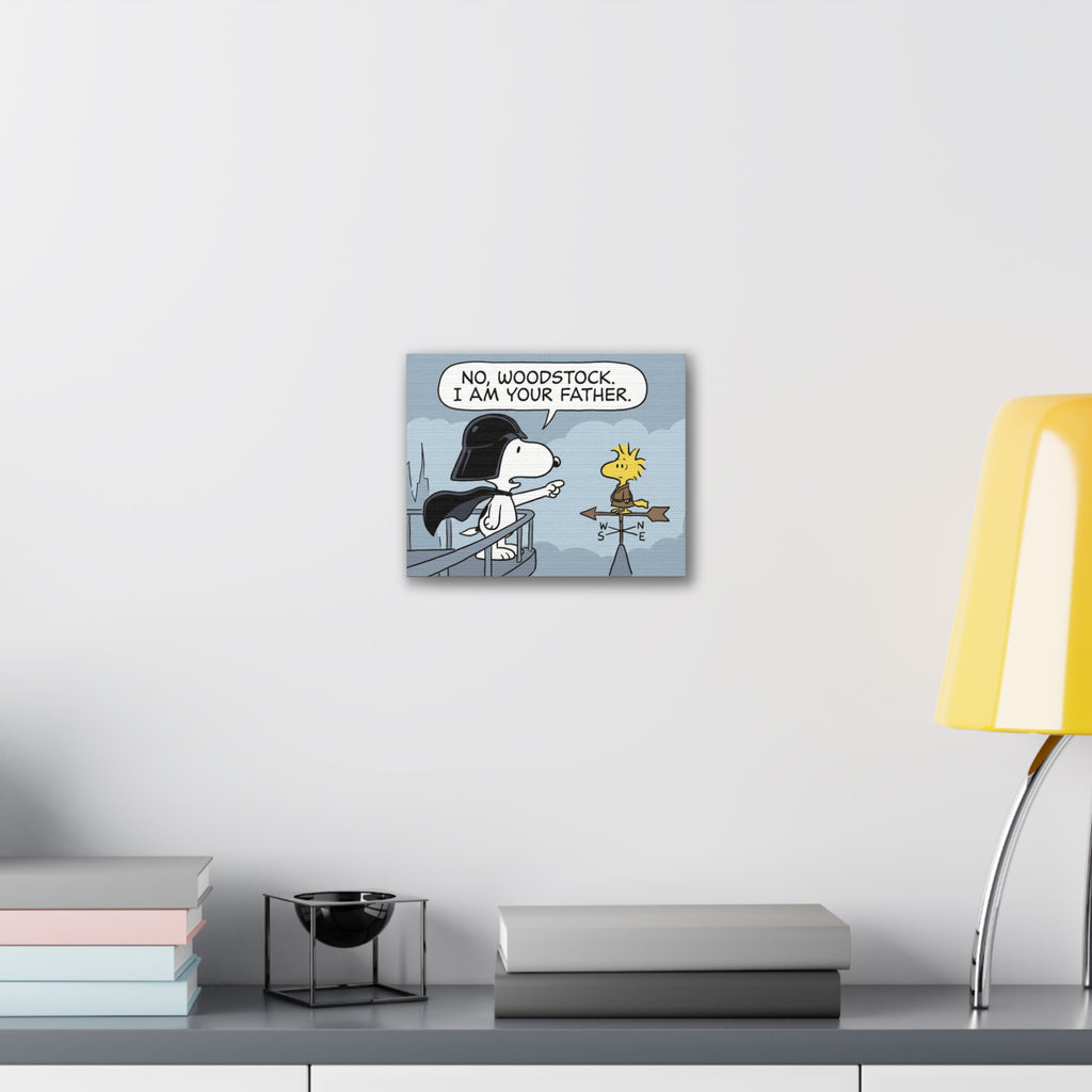 Snoopy Vader Comic Canvas