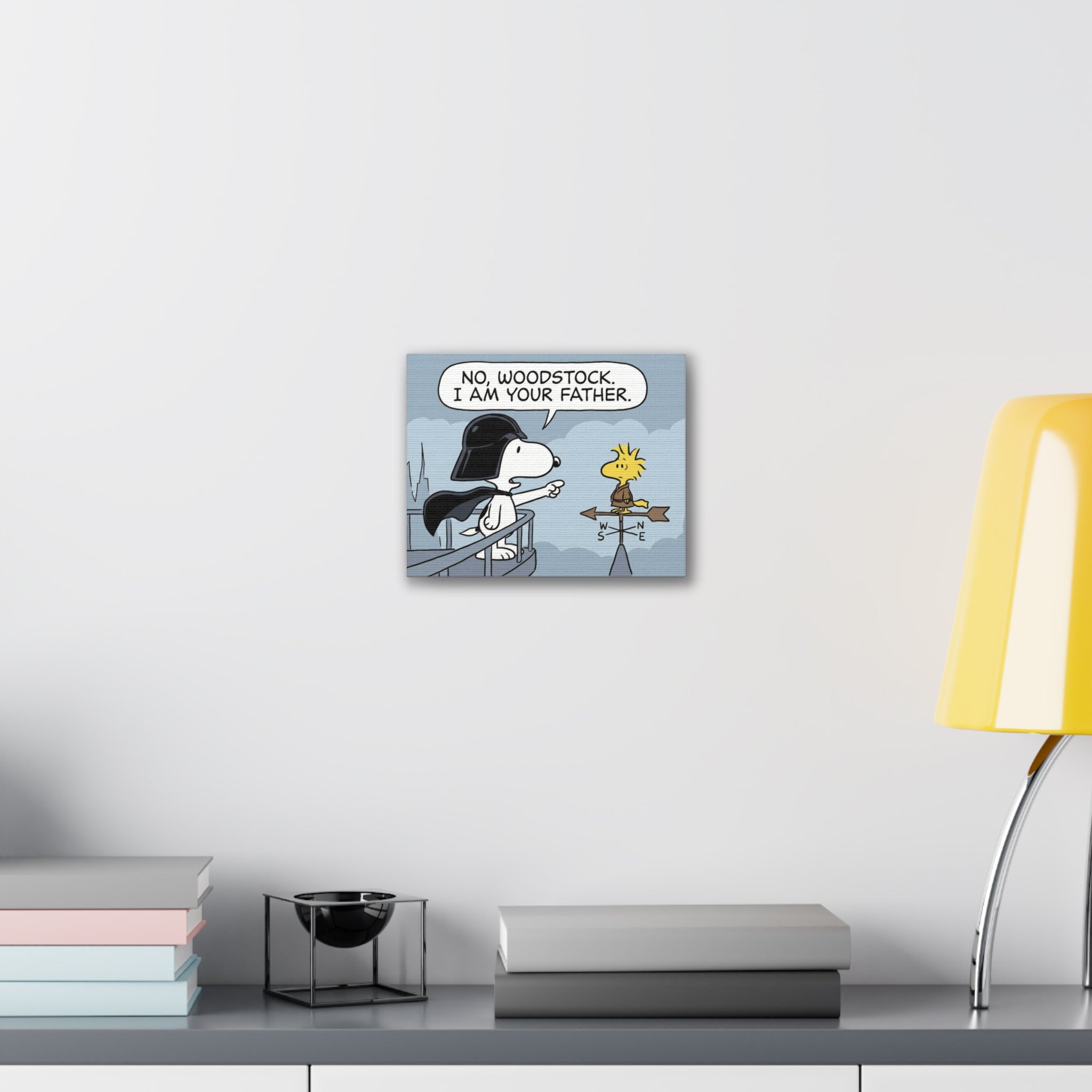 Snoopy Vader Comic Canvas
