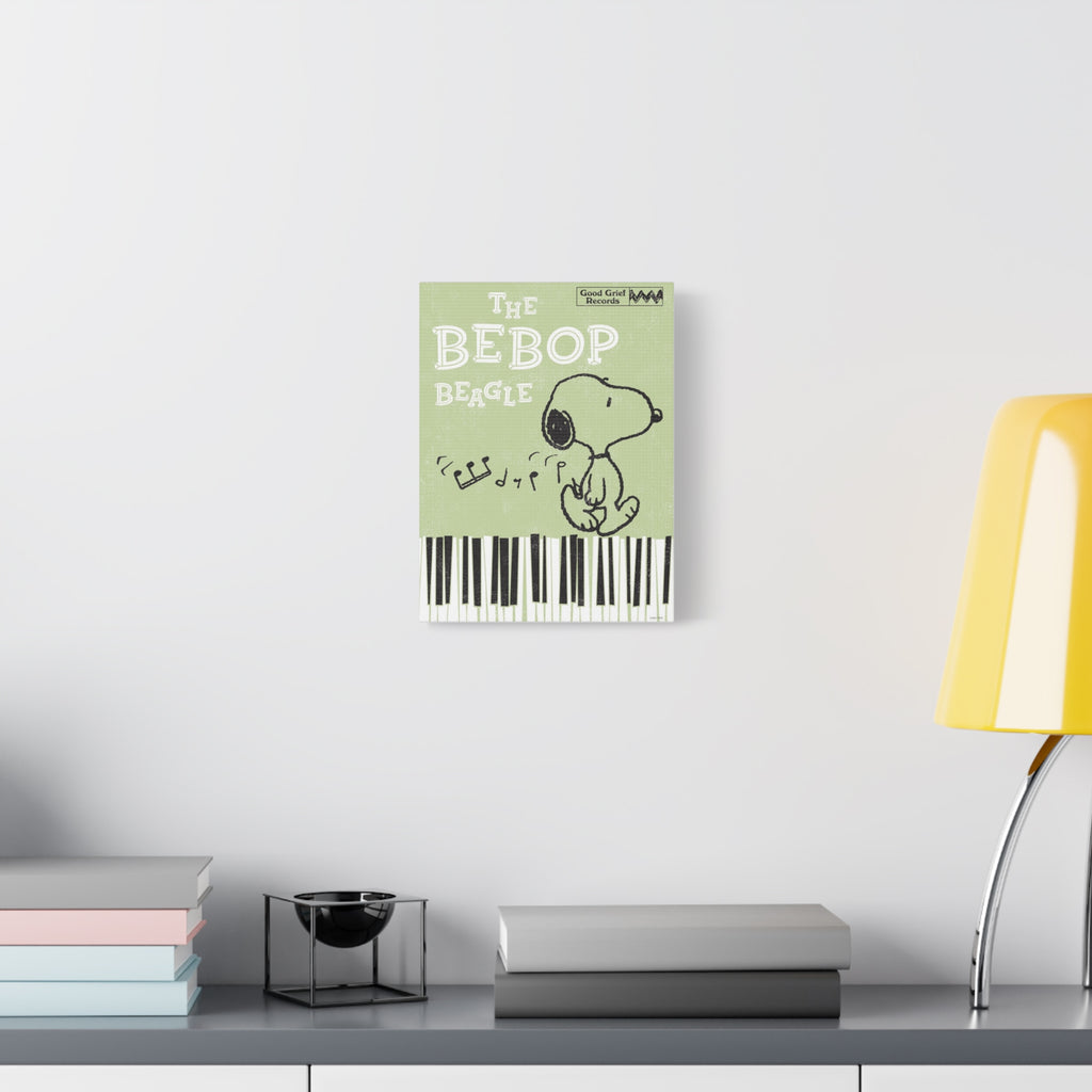 Bebop Beagle Piano Canvas